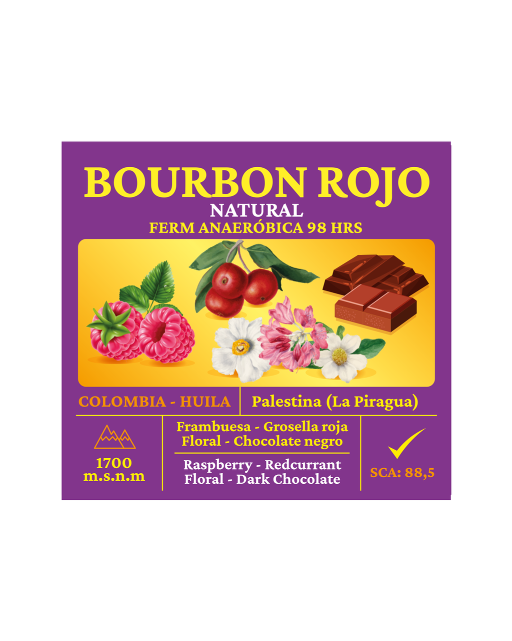 Bourbon Rojo Natural Col