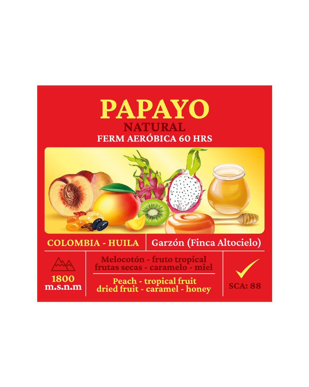 Papayo Natural Colombia