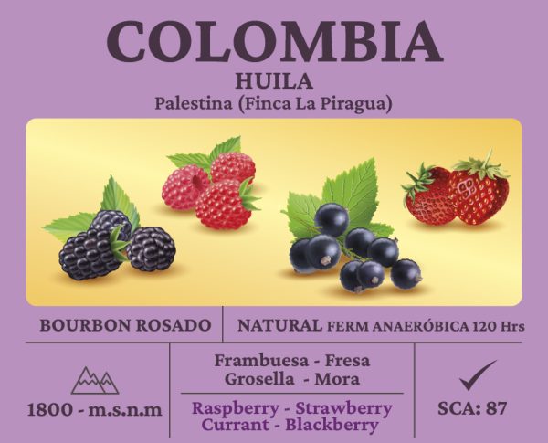 La Piragua Bourbon Rosado Natural - Imagen 2